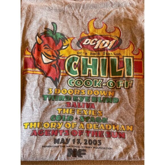 DC 101 CHILI COOK-OFF 2003 TSHIRT VTG M - Picture 3 of 3
